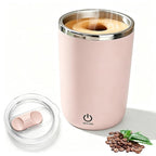 Tissting Shaker Bottle 11.8oz Electric Mixer Cup Stainless Steel Self