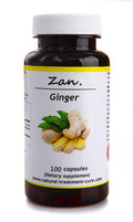 Hekma Center Pure Ginger Root Zingiber Officinalis - 100 Capsules