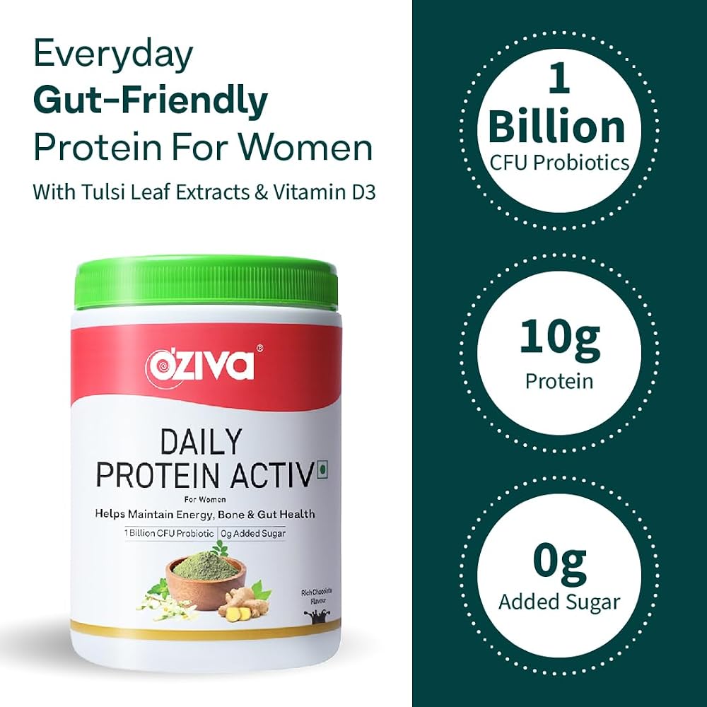 OZiva Daily Protein Activ for Women Chocolate - 300g - image 2