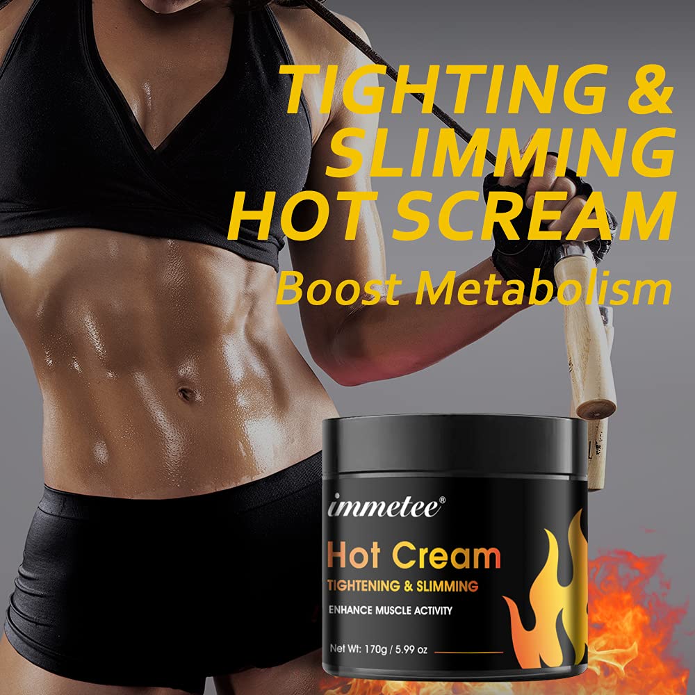 immetee Hot Cream Cellulite and Fat Burner - 170g - image 5