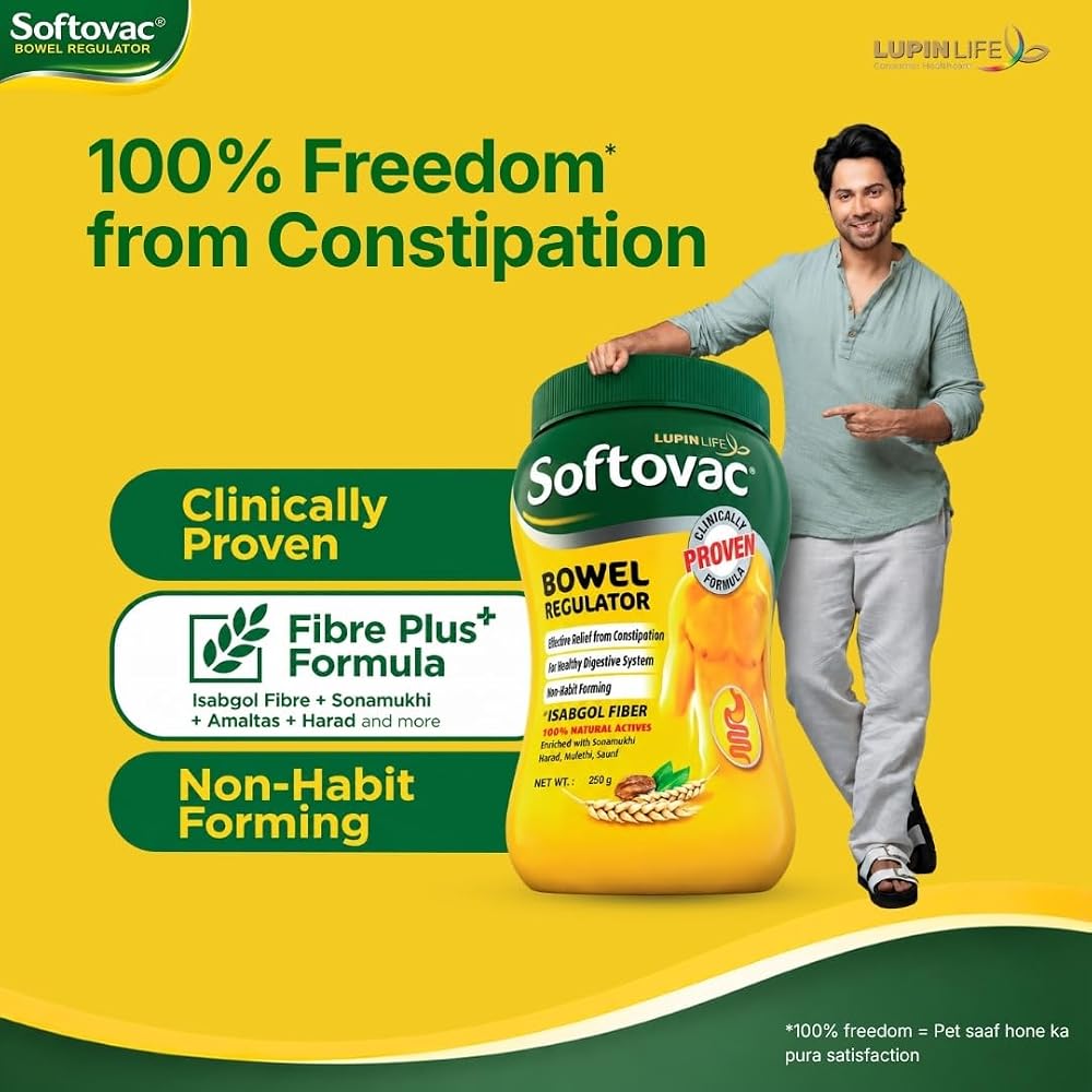 Softovac Bowel Regulator Herbal Laxative Powder - 250g - image 2