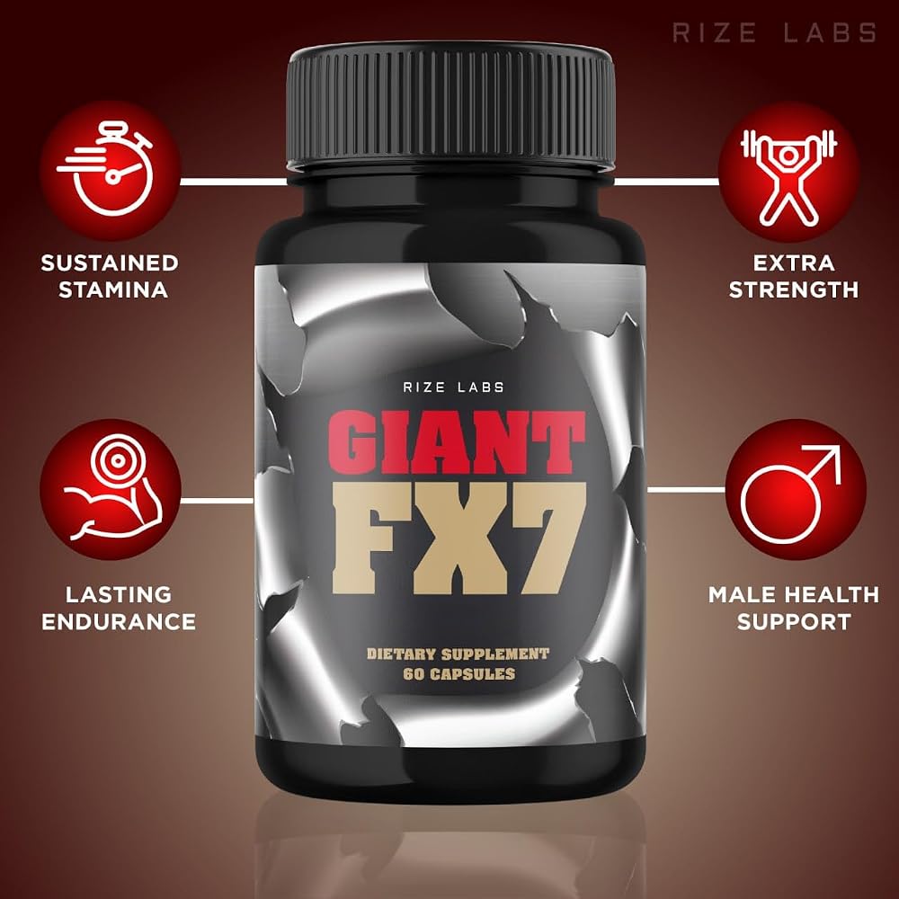 rize labs GiantFX7 Capsules for Men - 120 Capsules - image 4