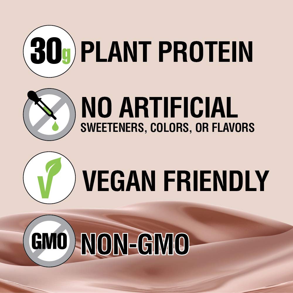 Labrada Lean Body Ready-to-Drink, Plant-Based Vegan Protein Shake