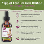 PetAlive Thyro-Pet Herbal Drops for Dog & Cat Thyroid Support - 2 Fl Oz - image 3