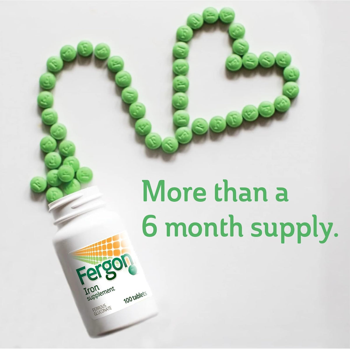 Fergon High Potency Iron Supplement Tablets - 300 Count - image 4