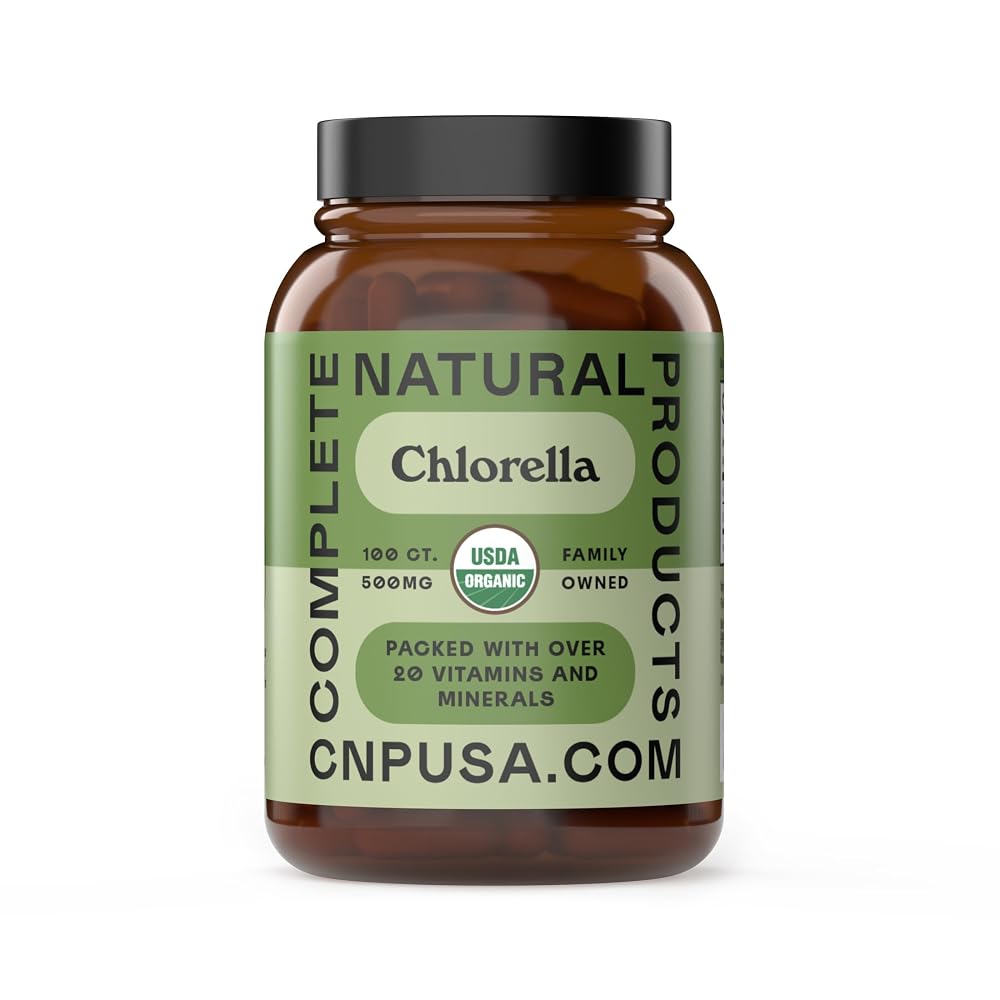 Complete Natural Products Organic Chlorella 500mg - 100 Capsules - image 2