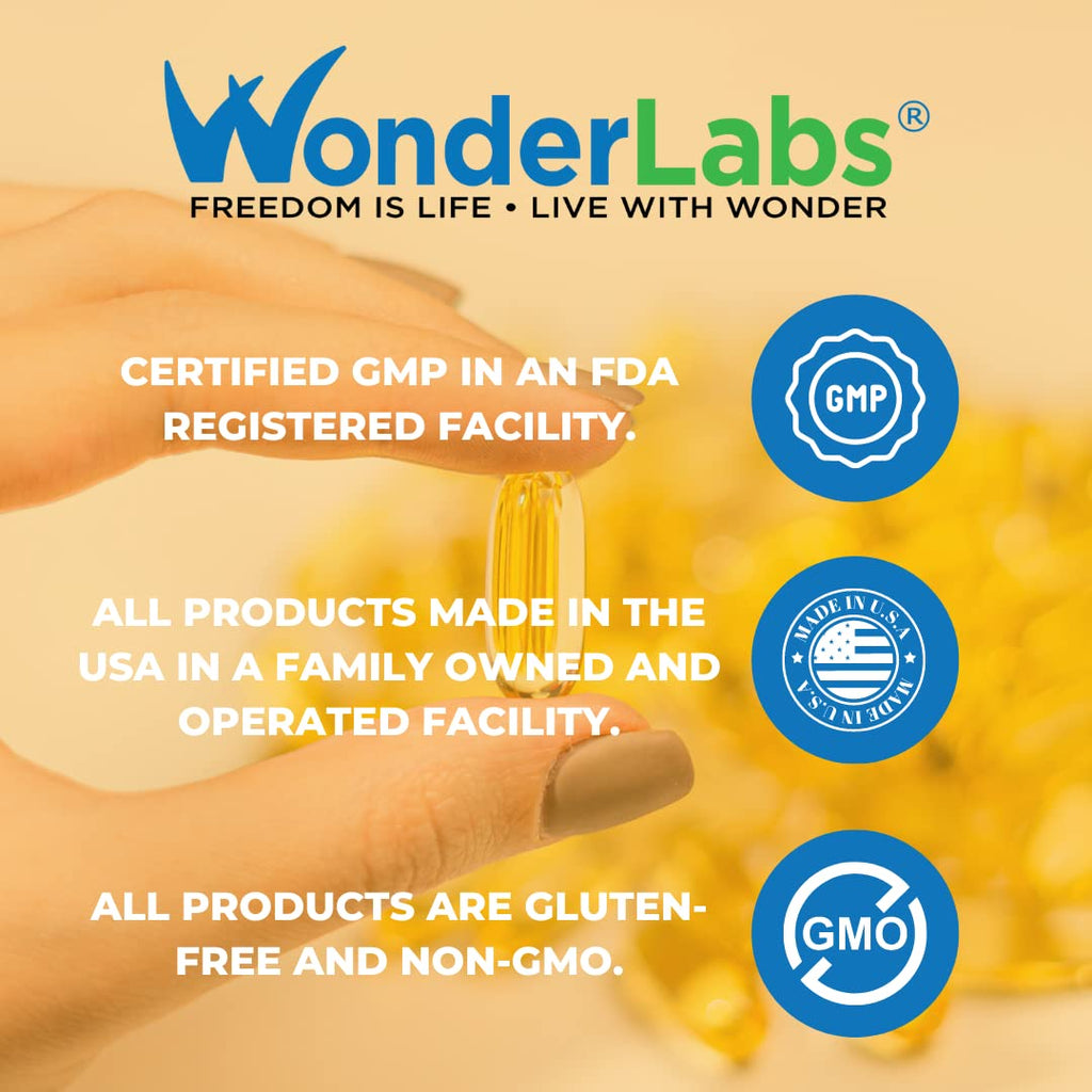 Wonder Laboratories Atlantic Menhaden Fish Oil Omega-3 2000 mg
