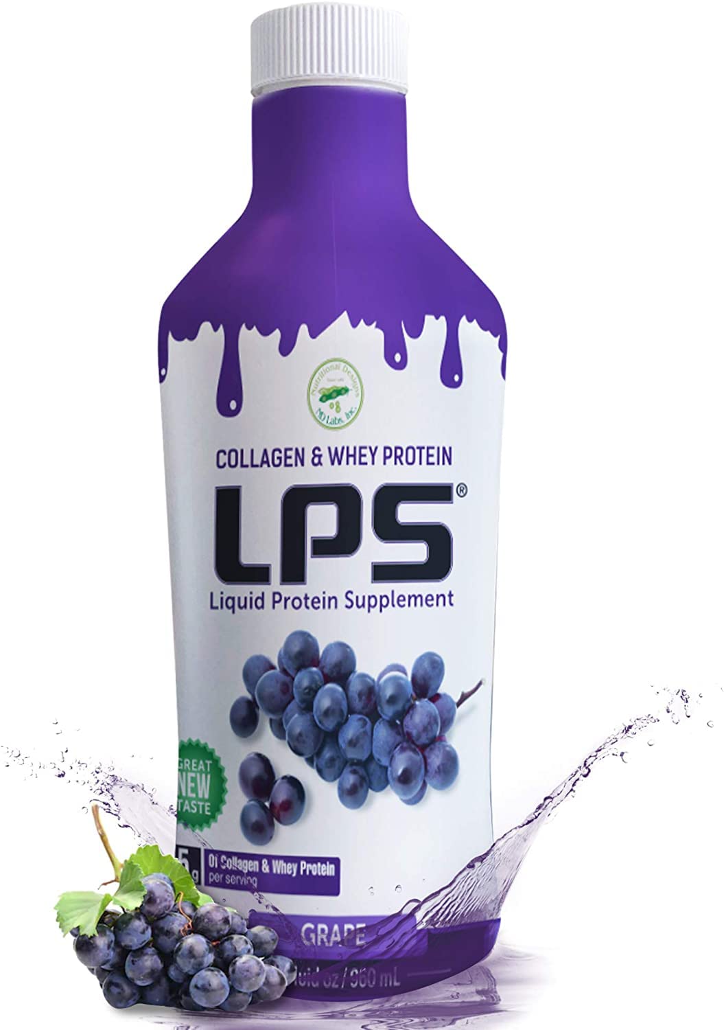 Nutritional Designs Sugar-Free Liquid Collagen & Whey Protein