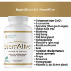 StemAlive Stem Cell Nutrition - 90 Vegetarian Capsules - image 8