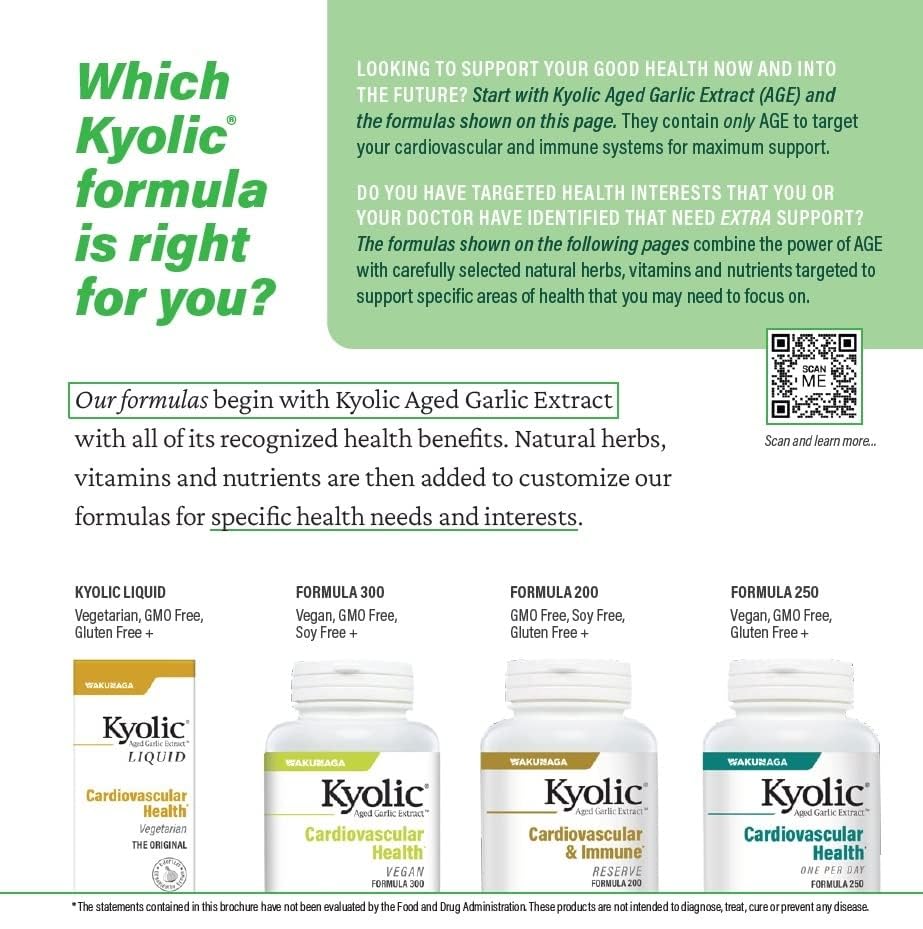 Kyolic Aged Garlic Extract Formula 300 - Cardiovascular Health