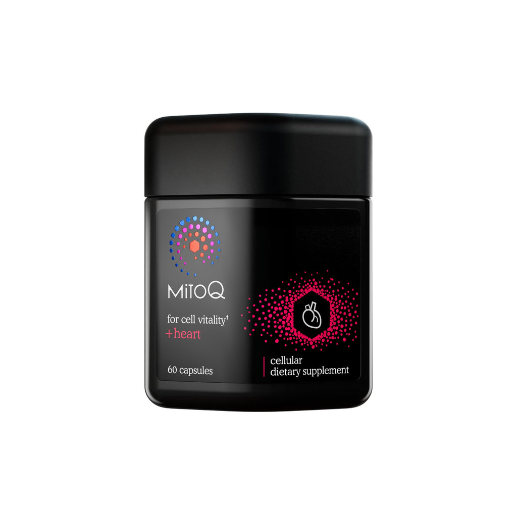 MitoQ +Heart Advanced CoQ10 Magnesium Heart Health Supplement - 60 Capsules