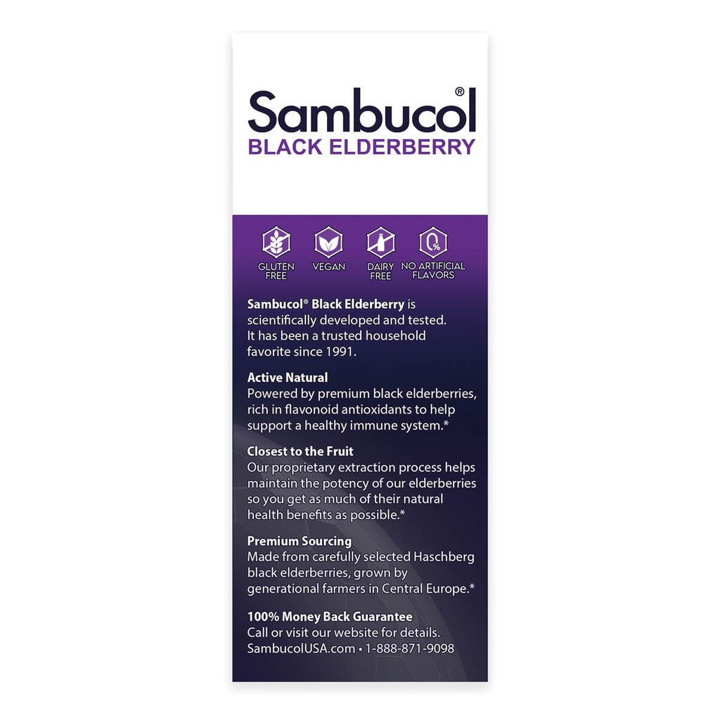 Sambucol Black Elderberry Syrup Immune Support - 4 Fl Oz - image 9