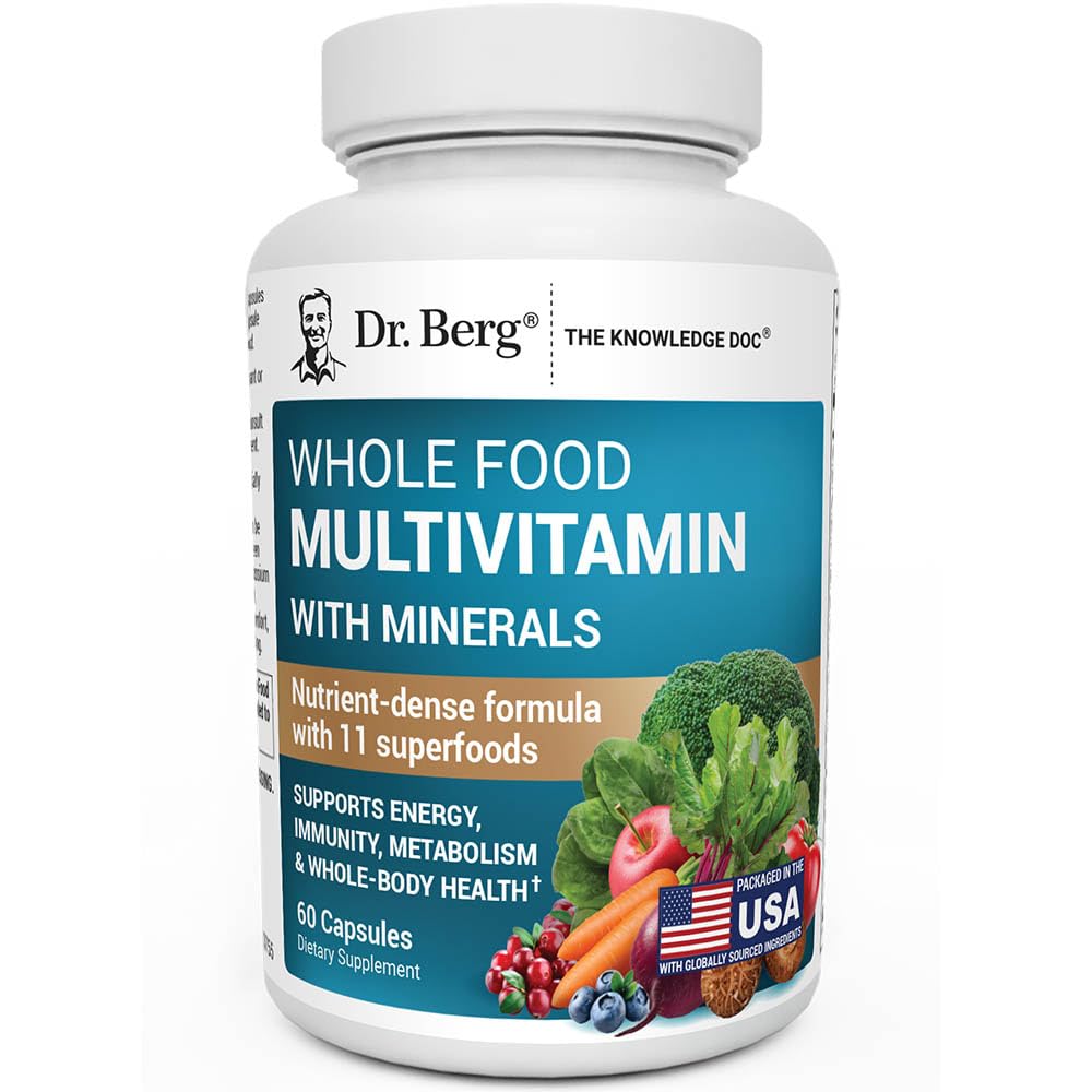 Dr. Berg Nutritionals Whole Food Multivitamin - 60 Capsules