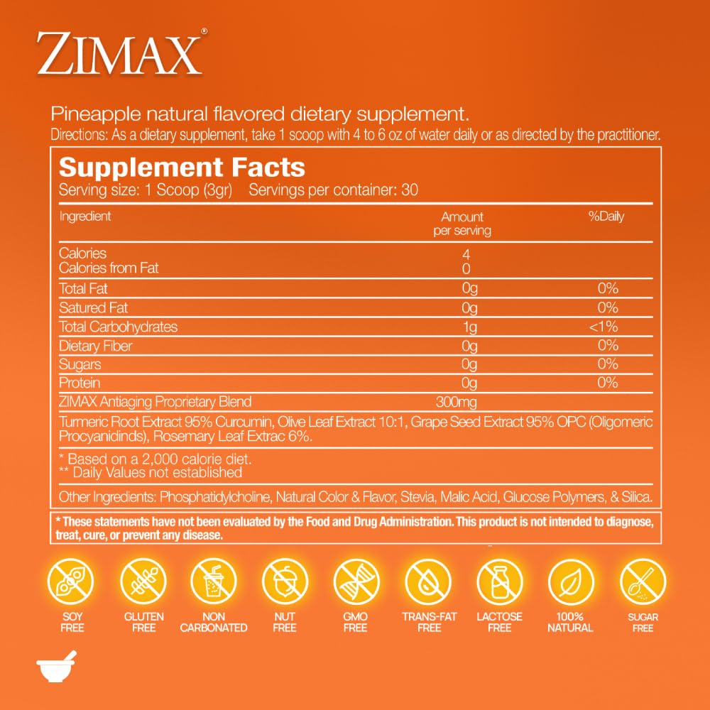 Paleolf ZIMAX Super ANTIOXIDANT - 100% Natural - High Absorption