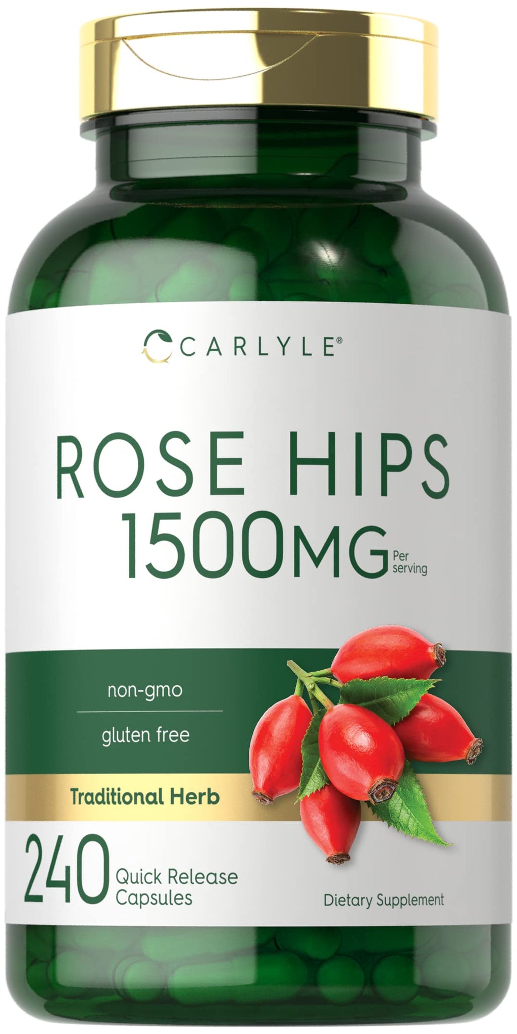 Carlyle Rose Hips 1500mg - 240 Capsules