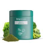 TruBrain Daily Greens Powder - 6.4 Ounce