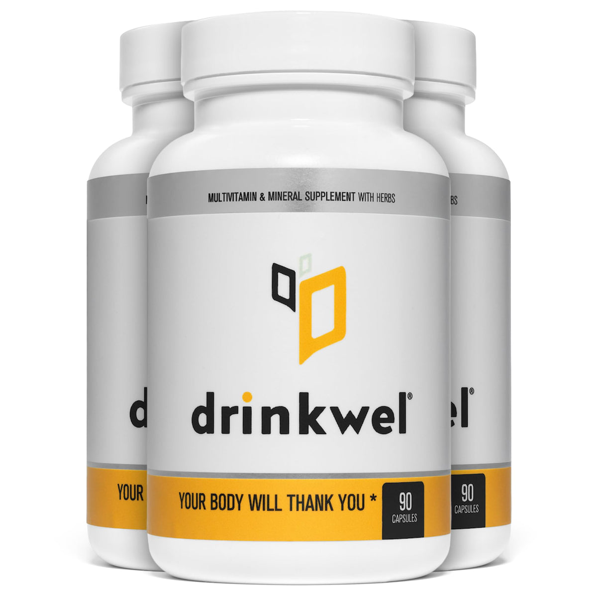 drinkwel Premium Multivitamin Supplement Morning Recovery - 270 Capsules