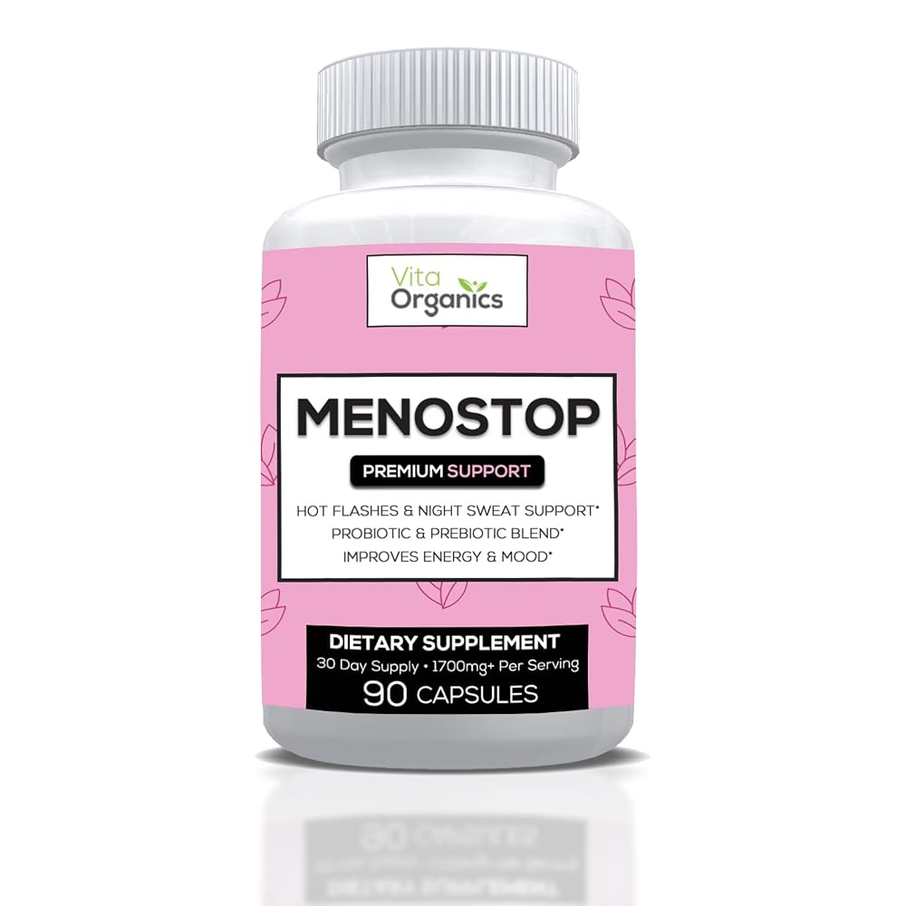 Vita Organics MenoStop Menopause Support - 90 Capsules