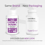Supersmart Lion's Mane 1500mg per Day - 90 Vegetarian Capsules - image 2