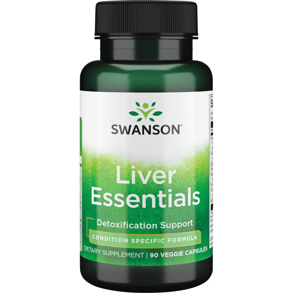 Swanson Liver Essentials Milk Thistle - 90 Vegetarian Capsules