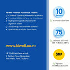 Hi Well Premium Probiotics 75 Billion - 60 Vegetarian Capsules - image 8