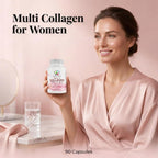 Well and Blessed Multi Collagen Supplements for Women - 90 Capsules - image 8