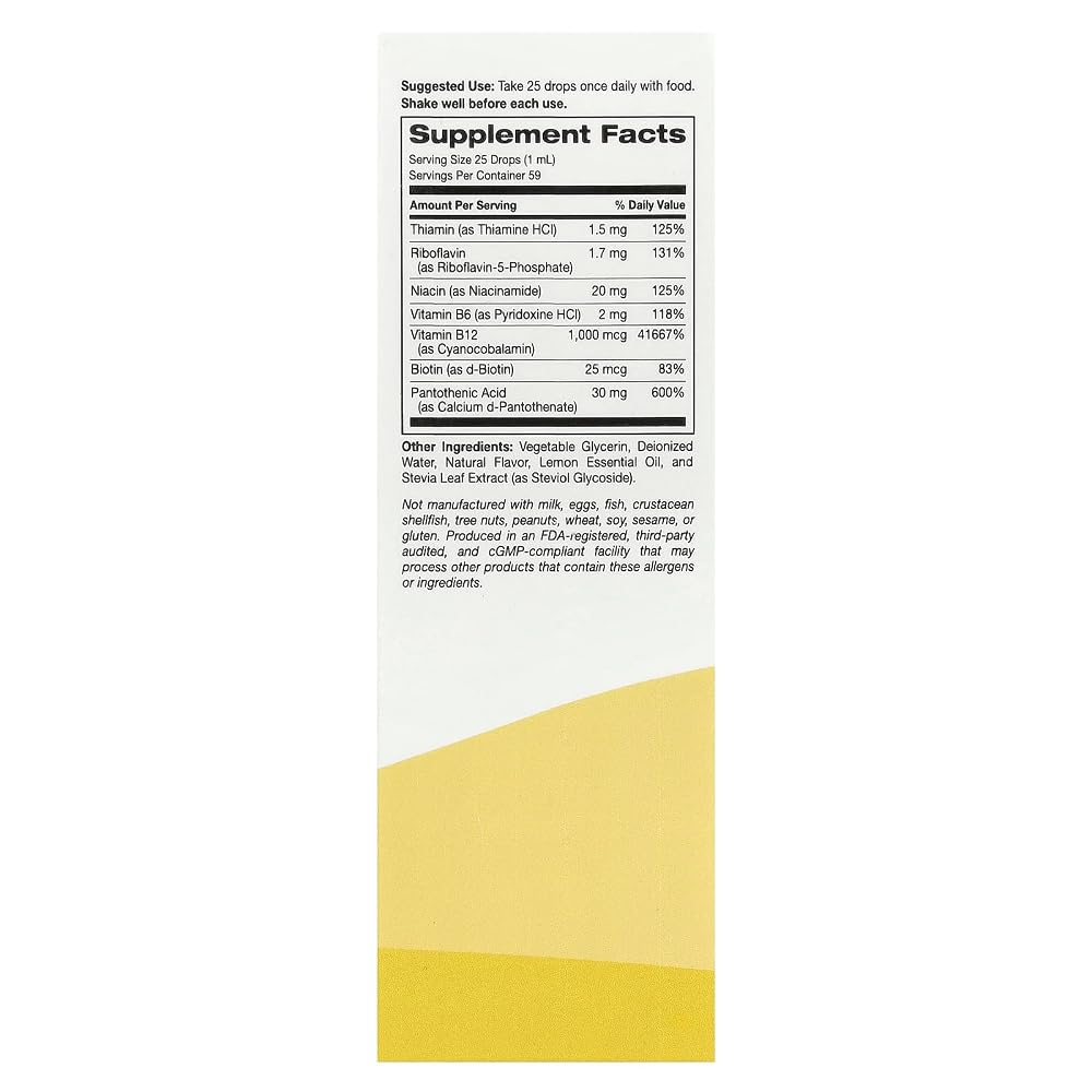 SuperNutrition B Complex Full Spectrum Vitamin B12 - 2 fl oz - image 2