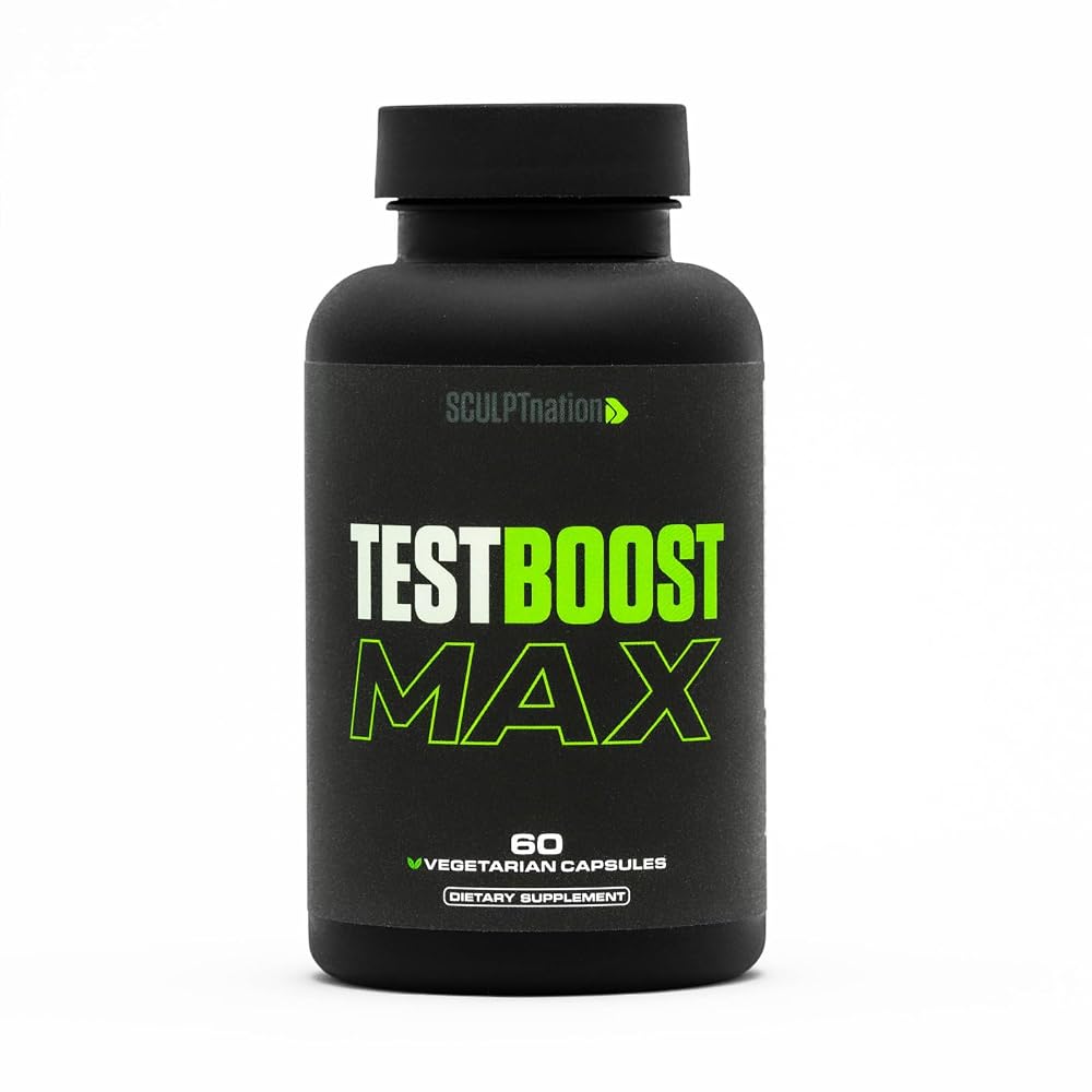 Sculpt Nation Test Boost Max Testosterone Supplement - 60 Capsules