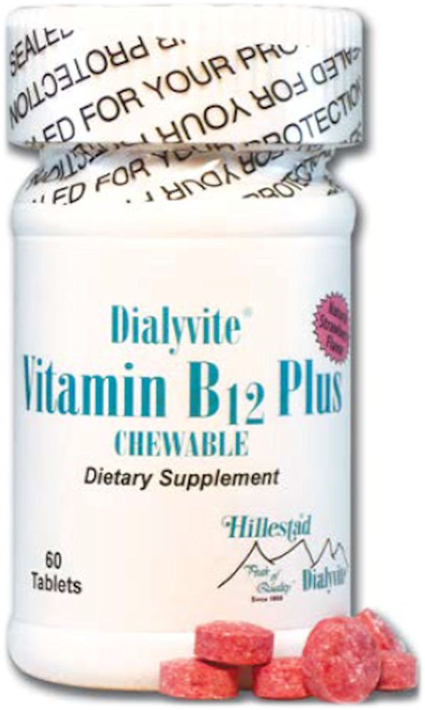 Dialyvite Vitamin B12 Plus Chewable - 60 Wafers - image 2