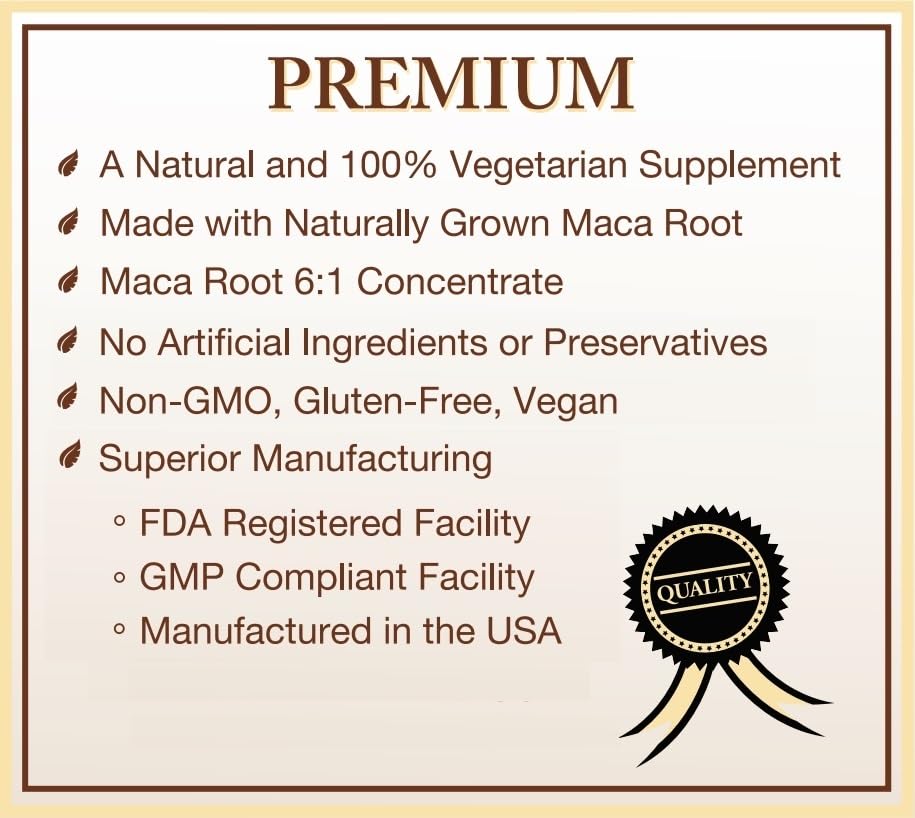 Natural Choice Botanicals Organic Maca Root 750 mg - 120 Capsules - image 3
