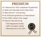Natural Choice Botanicals Organic Maca Root 750 mg - 120 Capsules - image 3