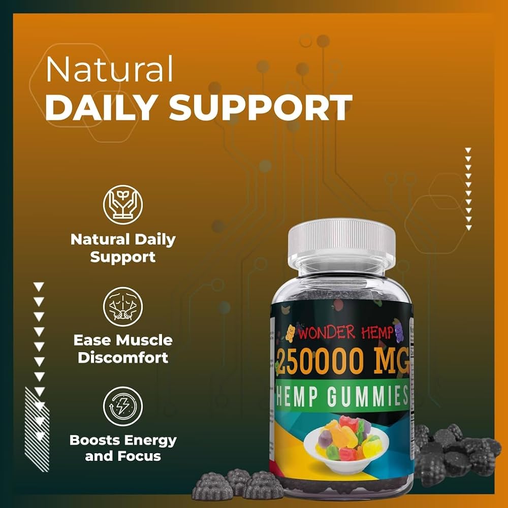 The CBD Project Organic Hemp Gummies Nerve Support - 50 Count - image 4
