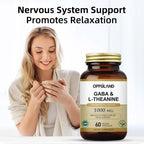 oppuland GABA & L-Theanine Nervous System Support - 60 Vegetarian Capsules - image 4