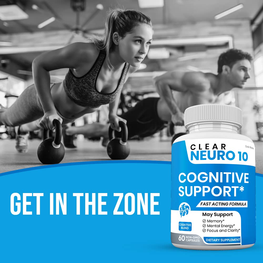 Gold Nutra Clear Neuro 10 Brain Support Capsules - 3 Pack - image 5