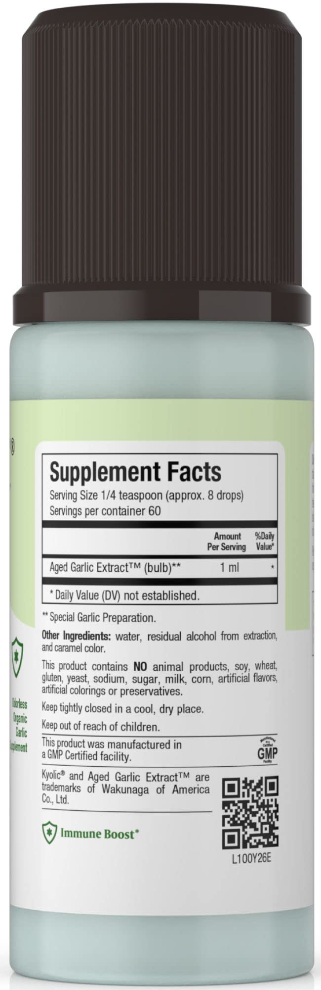 Maxi Health Kyolic Aged Garlic Extract Liquid - 4 Fl Oz - image 3