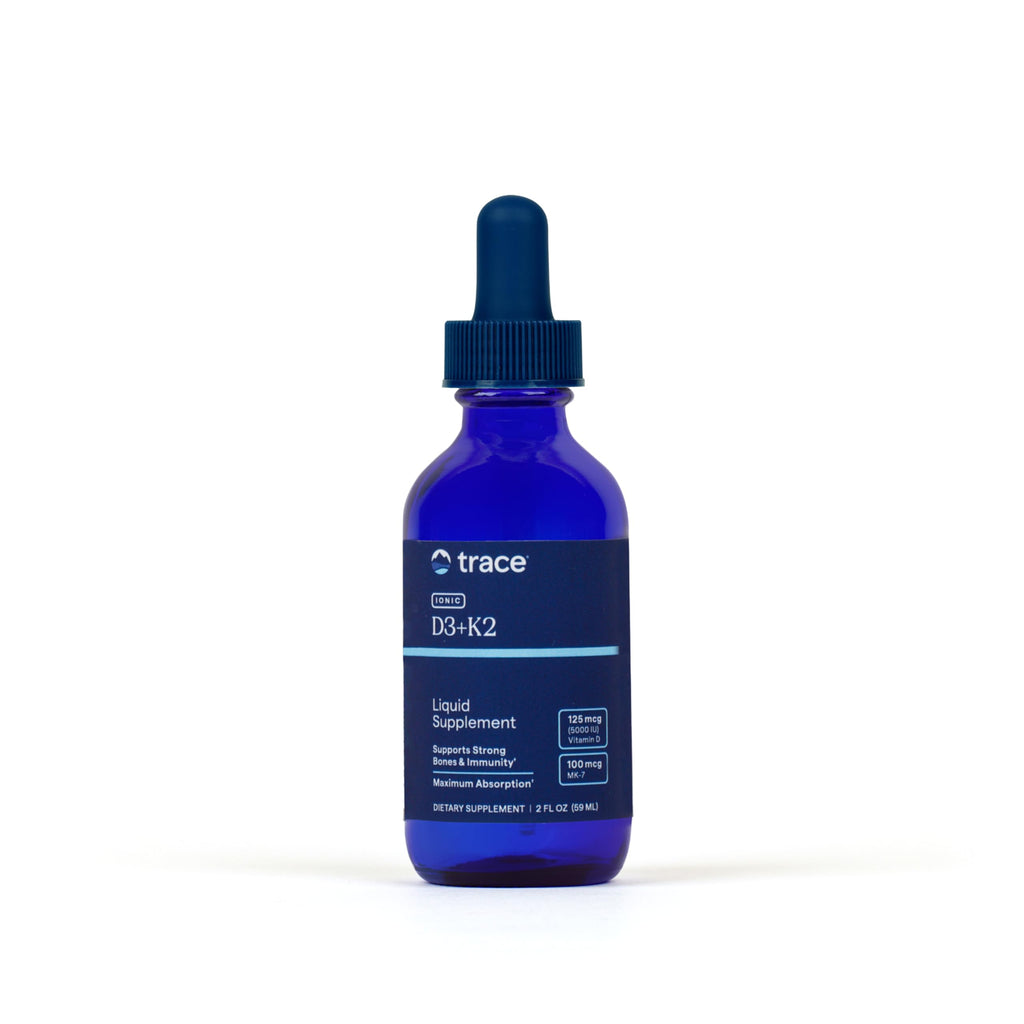 Trace Minerals Liquid Vitamin D3 + K2 5000 IU - 2 fl oz