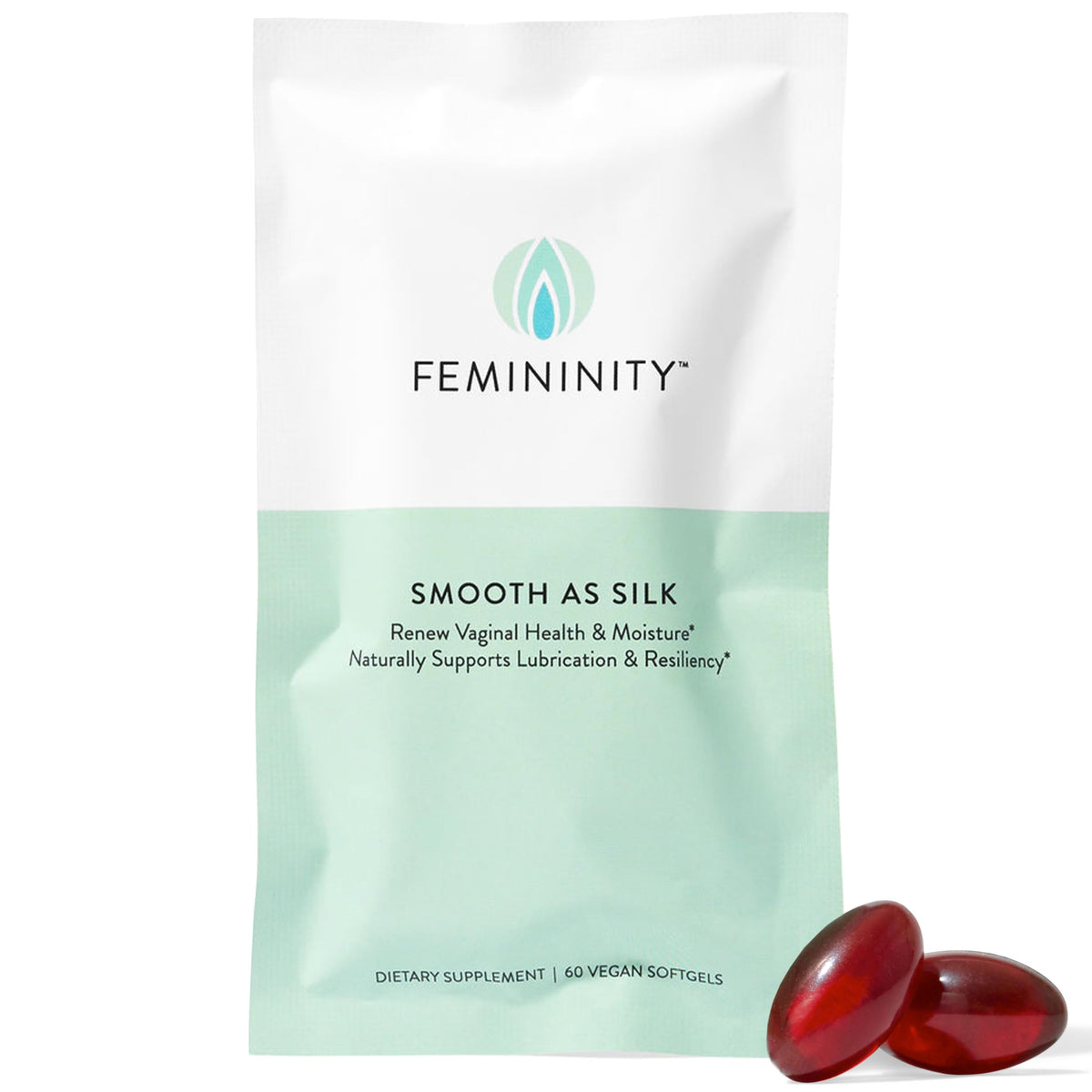 Sibu Femininity Smooth as Silk Softgels for Vaginal Dryness - 60 Softgels