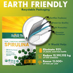 Sunlit Best - USDA Organic Spirulina Tablet - Natural Super Greens