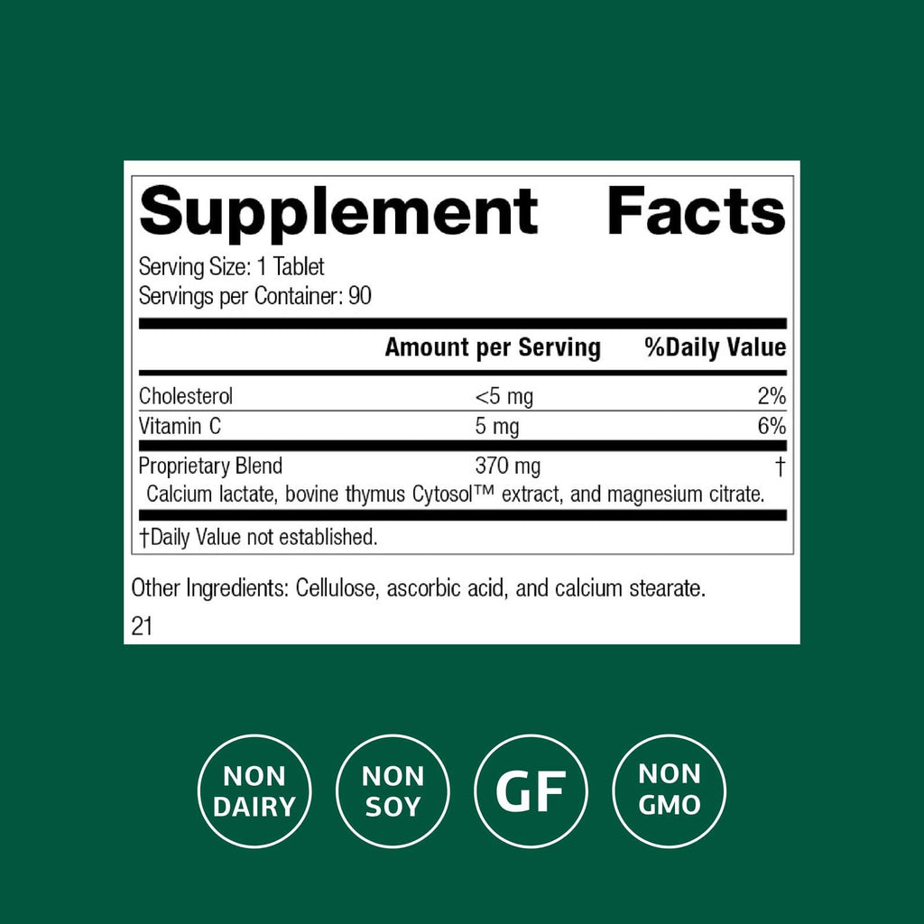 Standard Process Thymex Immune Health Supplement - 90 Tablets - image 2