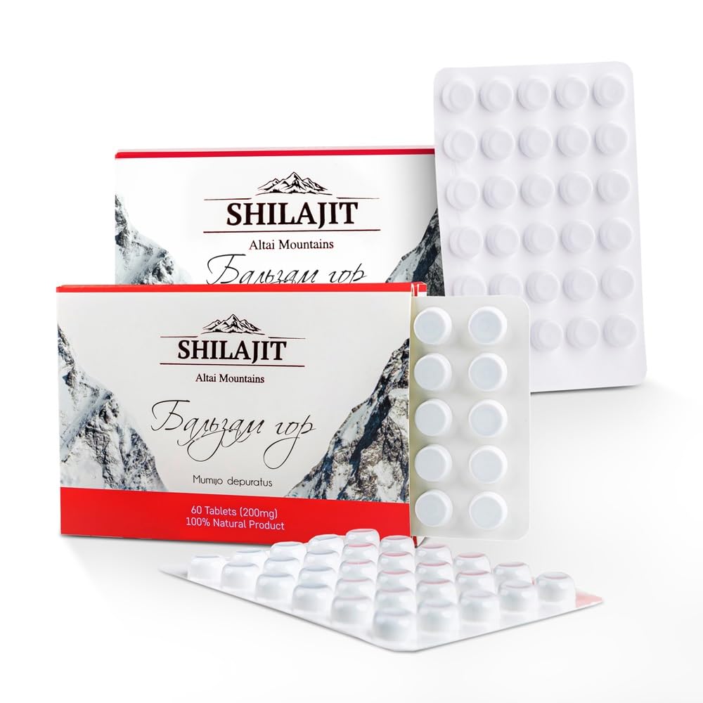 Siberian Green Altai Shilajit Tablets Mountain Balsam
