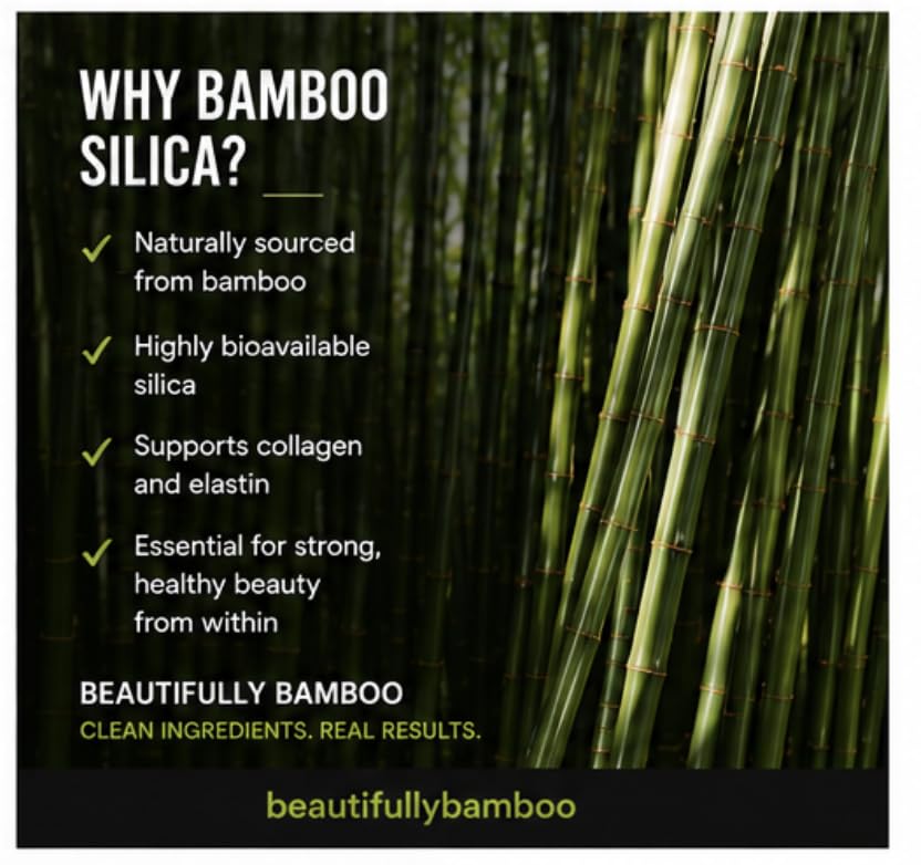 Beautifully Bamboo Silica Extract Powder Hair, Skin & Nails - 150 Servings - image 7