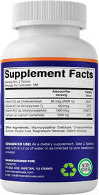 Vitamatic Calcium 1200mg with D3, K2 & B12 - 365 Tablets - image 8