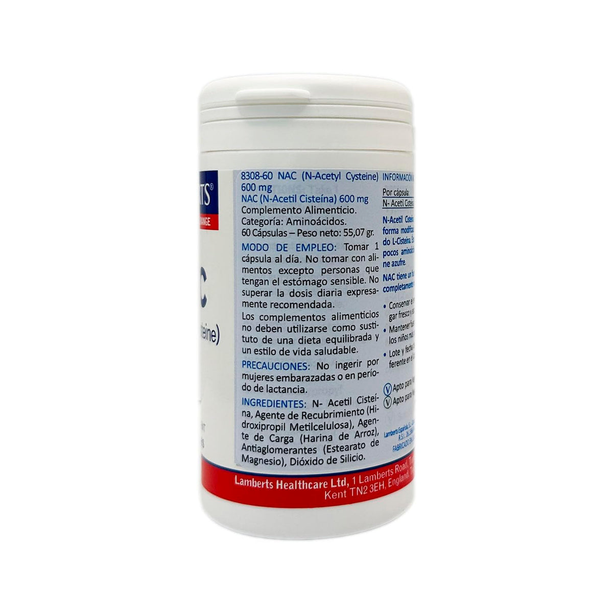 Lamberts N Acetyl Cysteine - 60 Tablets - image 2