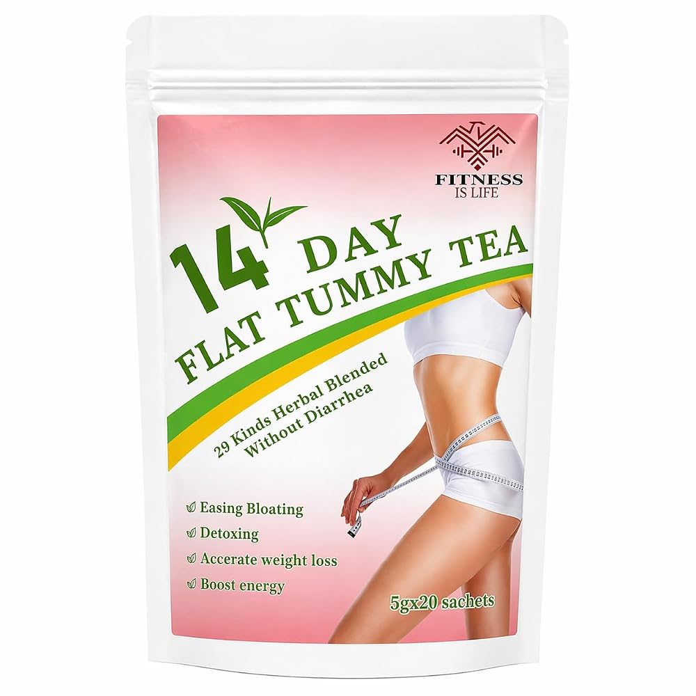 Fitness is Life Flat Tummy Detox Tea for Weight Loss - 30 Tea Bags