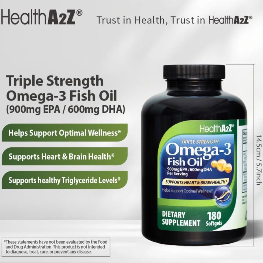 NutraA2Z Omega 3 Fish Oil High Potency - 60 Gummies - image 3