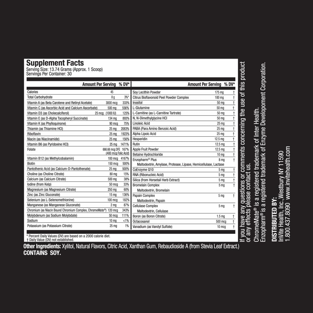 Invite Health Multi Energy Powder for Energy & Metabolism - 30 Servings - image 2