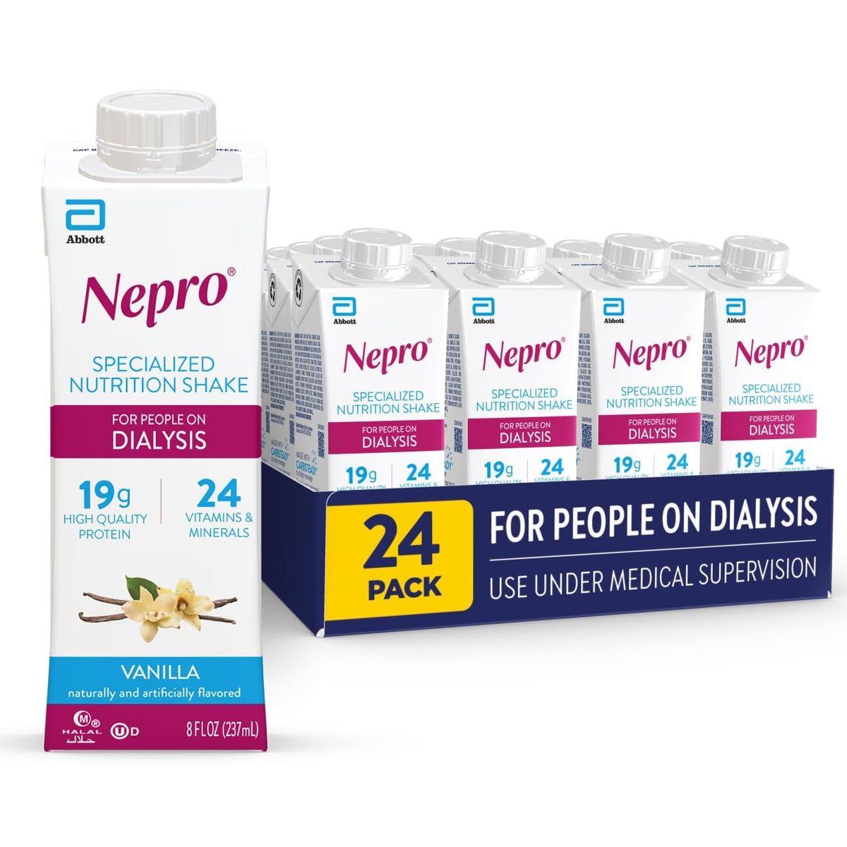 Nepro Liquid Nutrition Homemade Vanilla - 24 Pack (8 fl oz)