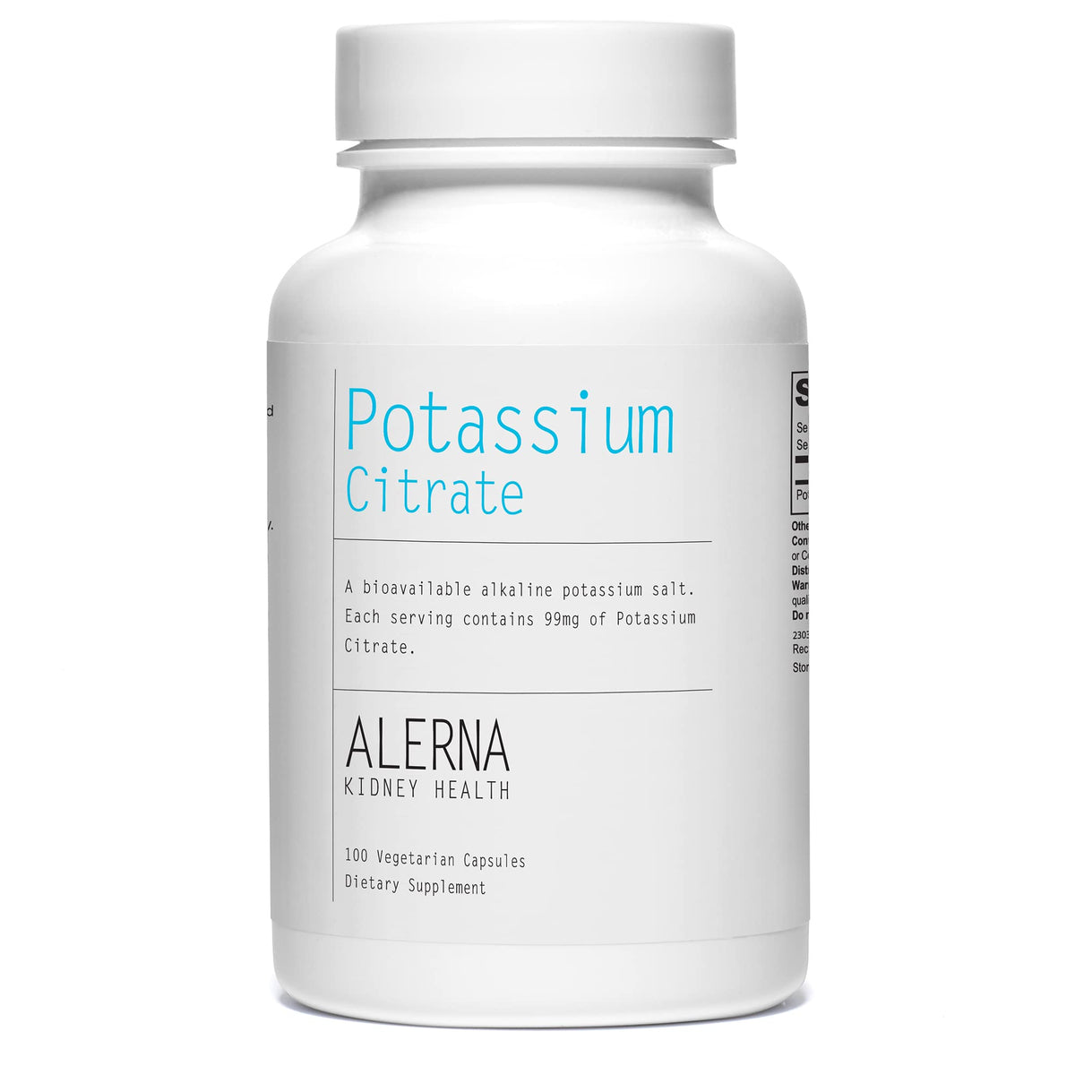 Alerna Kidney Health Alerna: Potassium Citrate 99mg