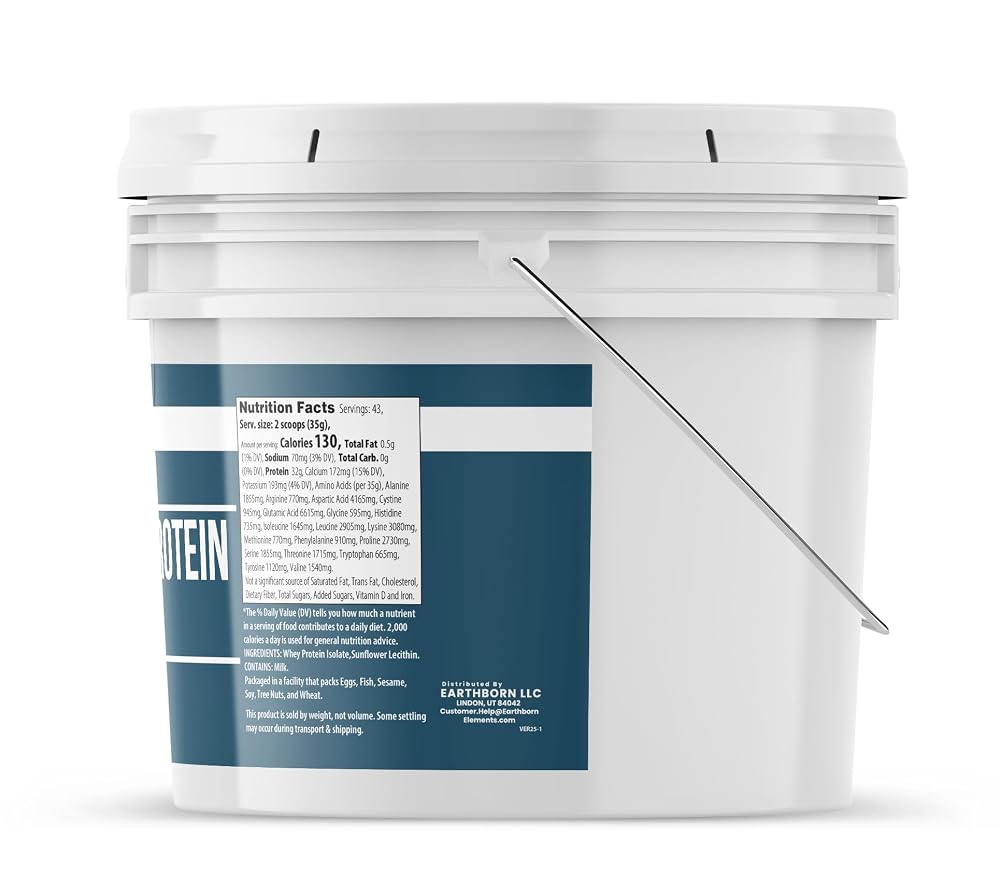 Earthborn Elements Whey Protein Isolate 90 - 3.35 lb - image 3