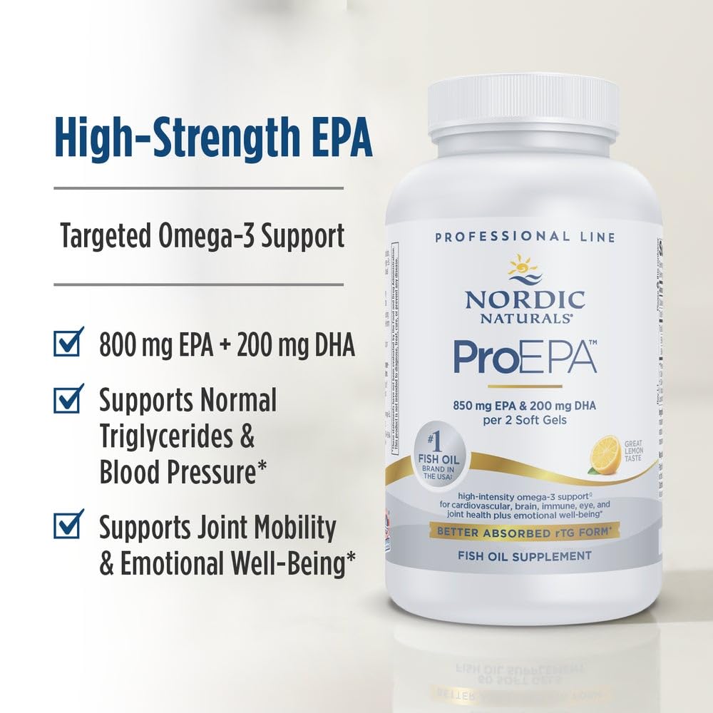 Nordic Naturals ProEPA Omega-3 1210 mg High EPA Lemon - 120 Softgels - image 3